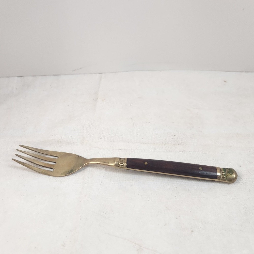 Pottery‎ Barn antique bronze rosewood flatware Dinner Fork thailand